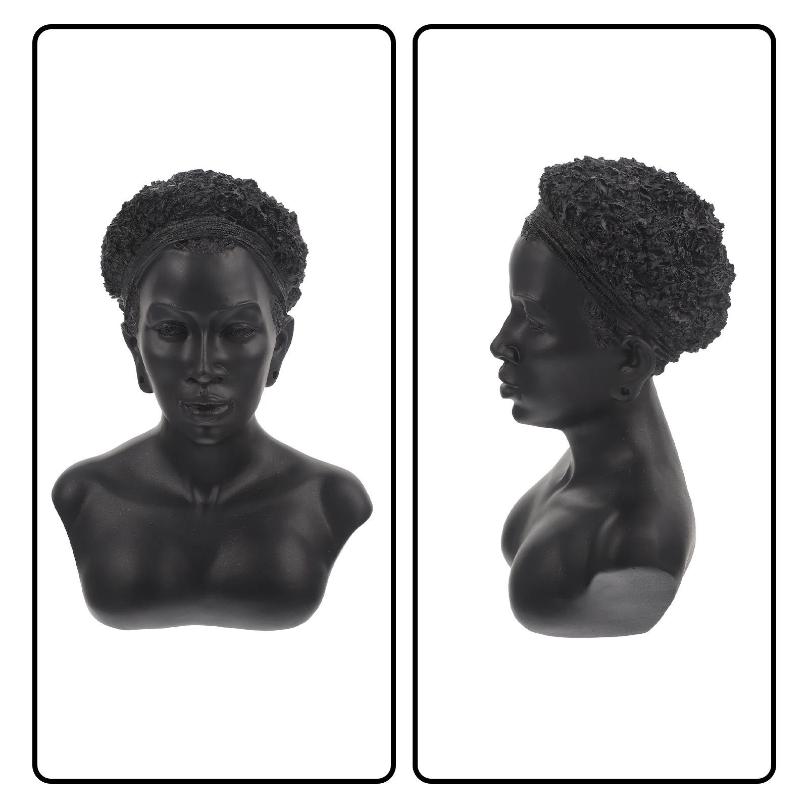 

Resin African Jewelry Storage Stand Earrings Storage Display Rack Home Jewelry Shop Organizer Compact Bedroom Decor Gifts