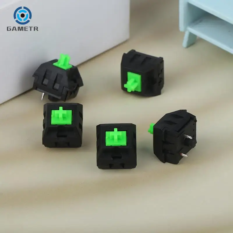 5pcs Green RGB switches for Razer blackwidow Chroma Gaming Mechanical Keyboard and others with 4pin led switch