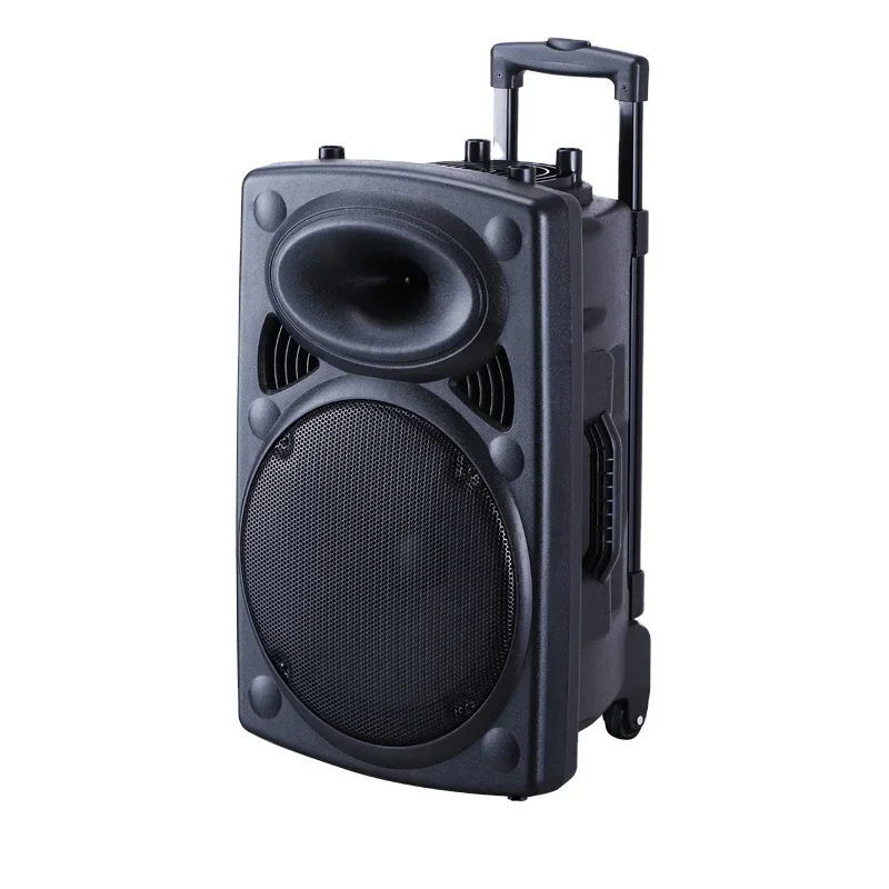 Portable/Mobile Speaker Built in 15 Inches Professional and Wireless Microphone