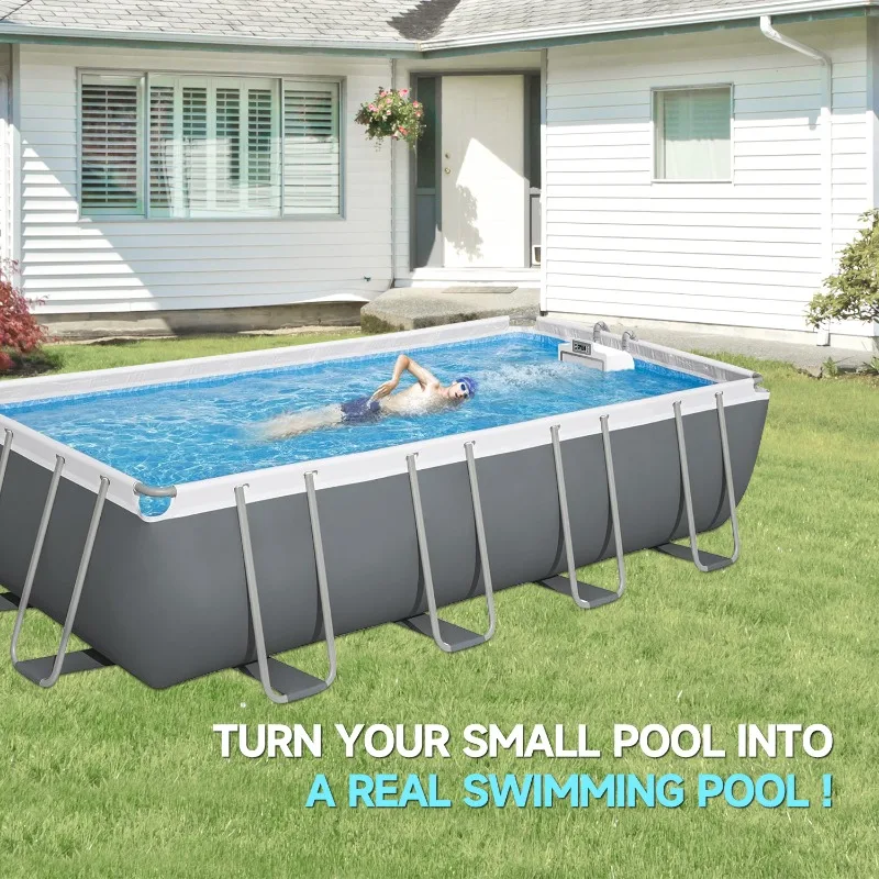 Swim Machine for Pools Water Aerobics Equipment for Training, Home Fitness and Relaxation Suitable for Above-Ground Frame Pools