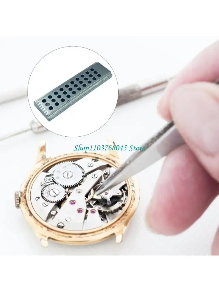 R53F Accuracy Watchmaker Tool Set With Triplicate Row Hit Pad For Mechanical Motion Maintenance And Adjustment