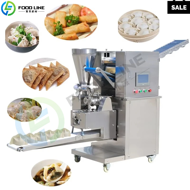 ماكينة صنع السمبوسة الأوتوماتيكية المباشرة من المصنع ماكينة صنع الزلابية عالية الكفاءة لخطوط تجهيز الأغذية