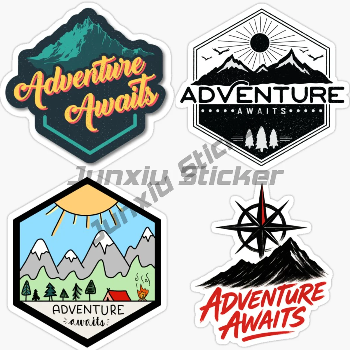 

Adventure Car Stickers Car Styling Decals for Motorcycles Auto Window Bumper Vinyl Self-adhesive and Sun-proof Decals