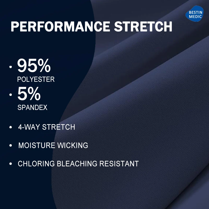 ผู้ชายชุดขัดหมอชุดพยาบาลทางการแพทย์โรงพยาบาลชุดทํางานทันตกรรมคลินิกสุขาภิบาลชุดแห้งเร็วยืด 4 ทิศทาง S11