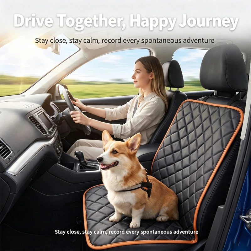 Waterproof Scratch Resistant Dog Car Seat Cover Pet Travel Car Seat Cover Auto Accessories for Pets on Holiday Road Trips