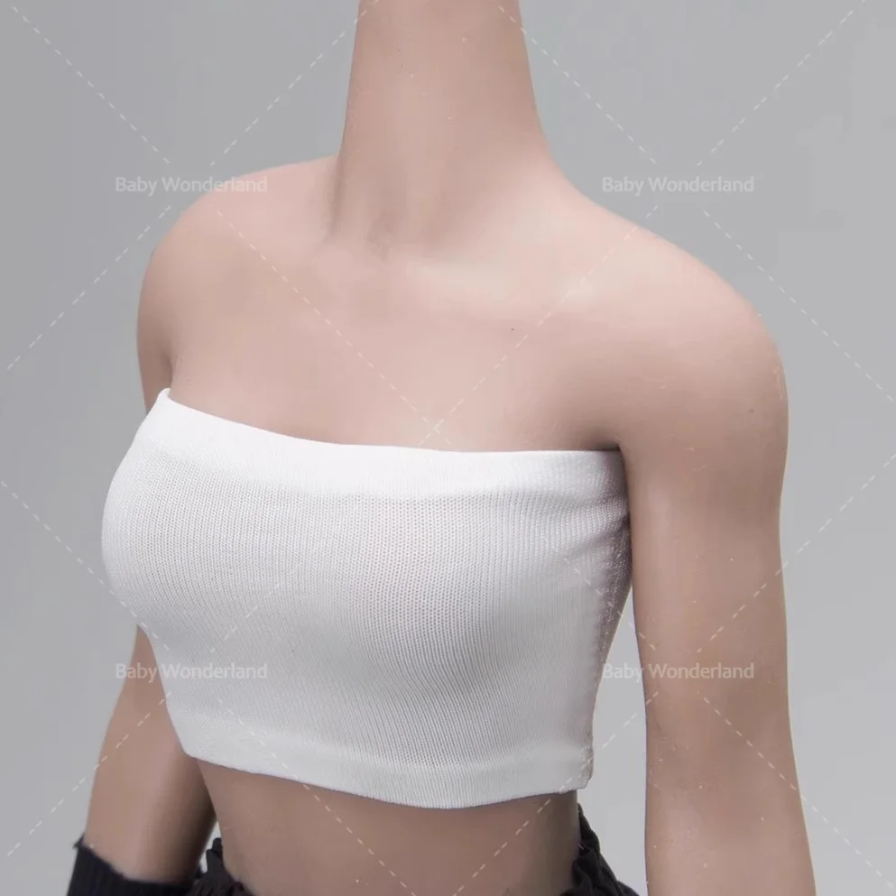 1/6 CHILI TOYS Sexy Top With Strapless Base And Tight Clothing Model Accessories Fit 12'' Female Soldier Action Figure Body