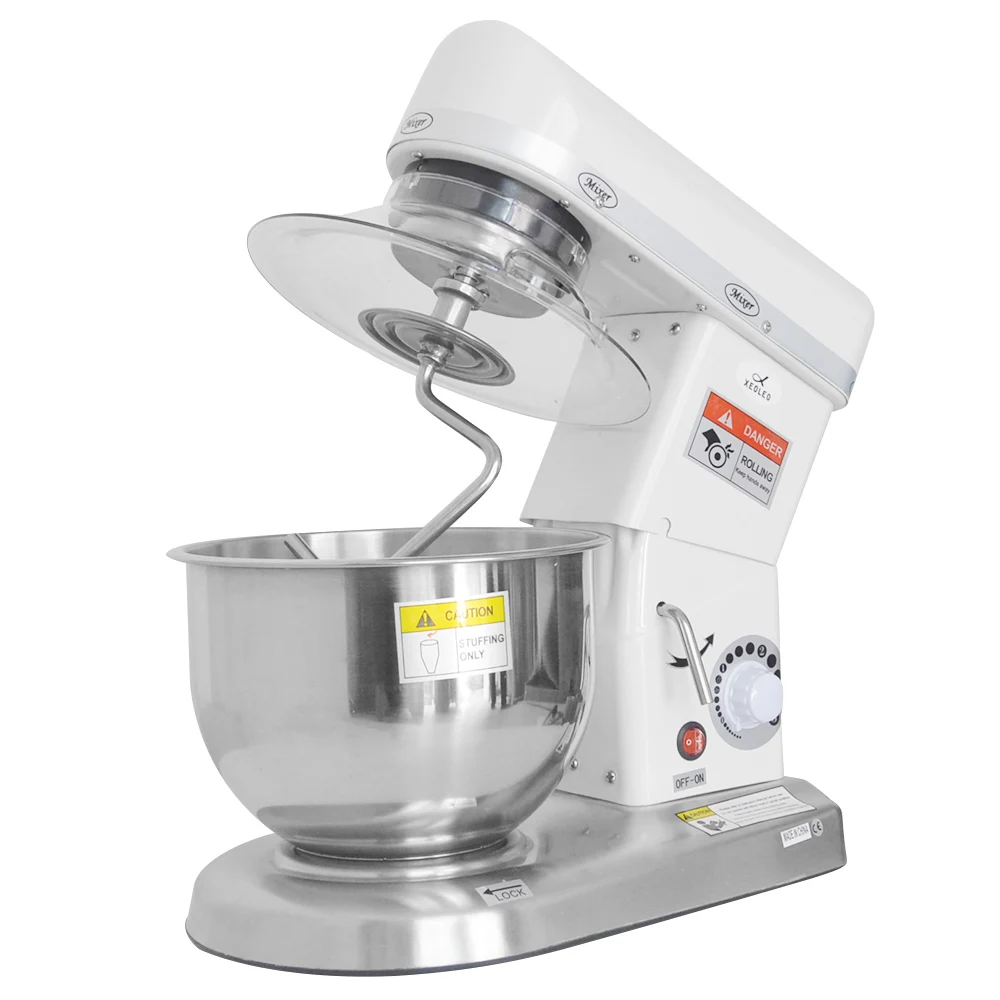 Commercial 5L/7L/10L Planetary Mixer 500W Electric Stand Flour Food Dough Blender Food Processor Egg Beater With Bowl