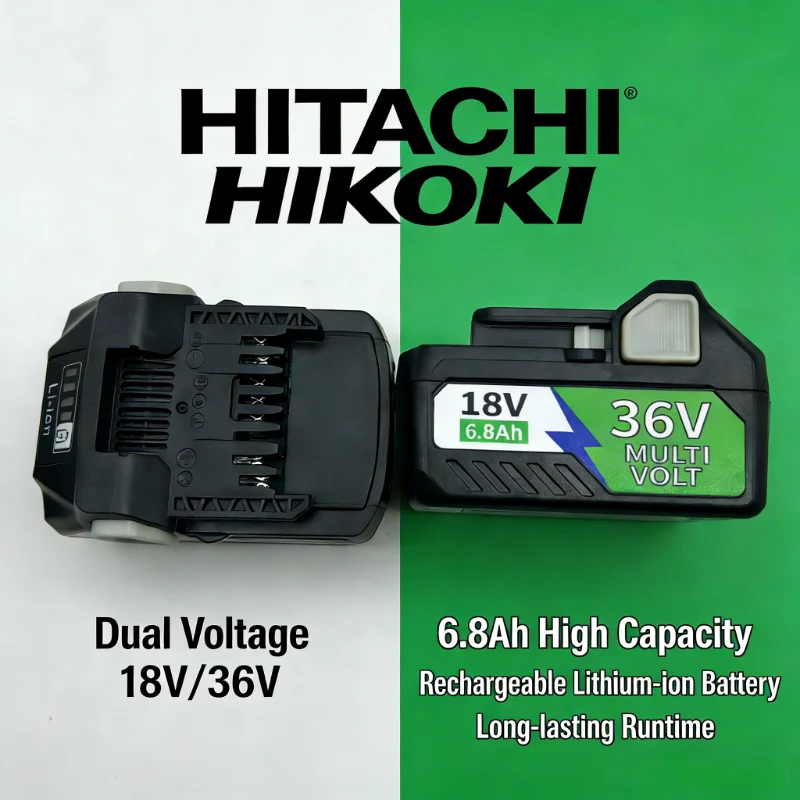 

Аккумулятор 18/36В для электроинструментов Hikoki, Hitachi, Metabo HPT, BSL36A, литий-ионный, сменный, 3.8/6.8Ач