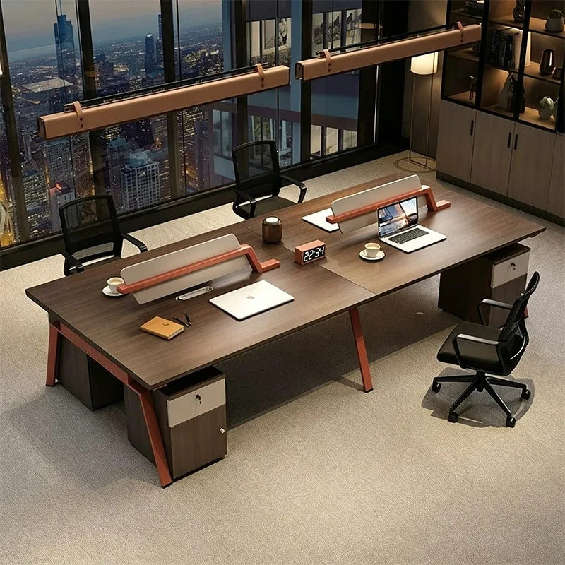 Office desk and chair combination four four six six staff desk computer desk y