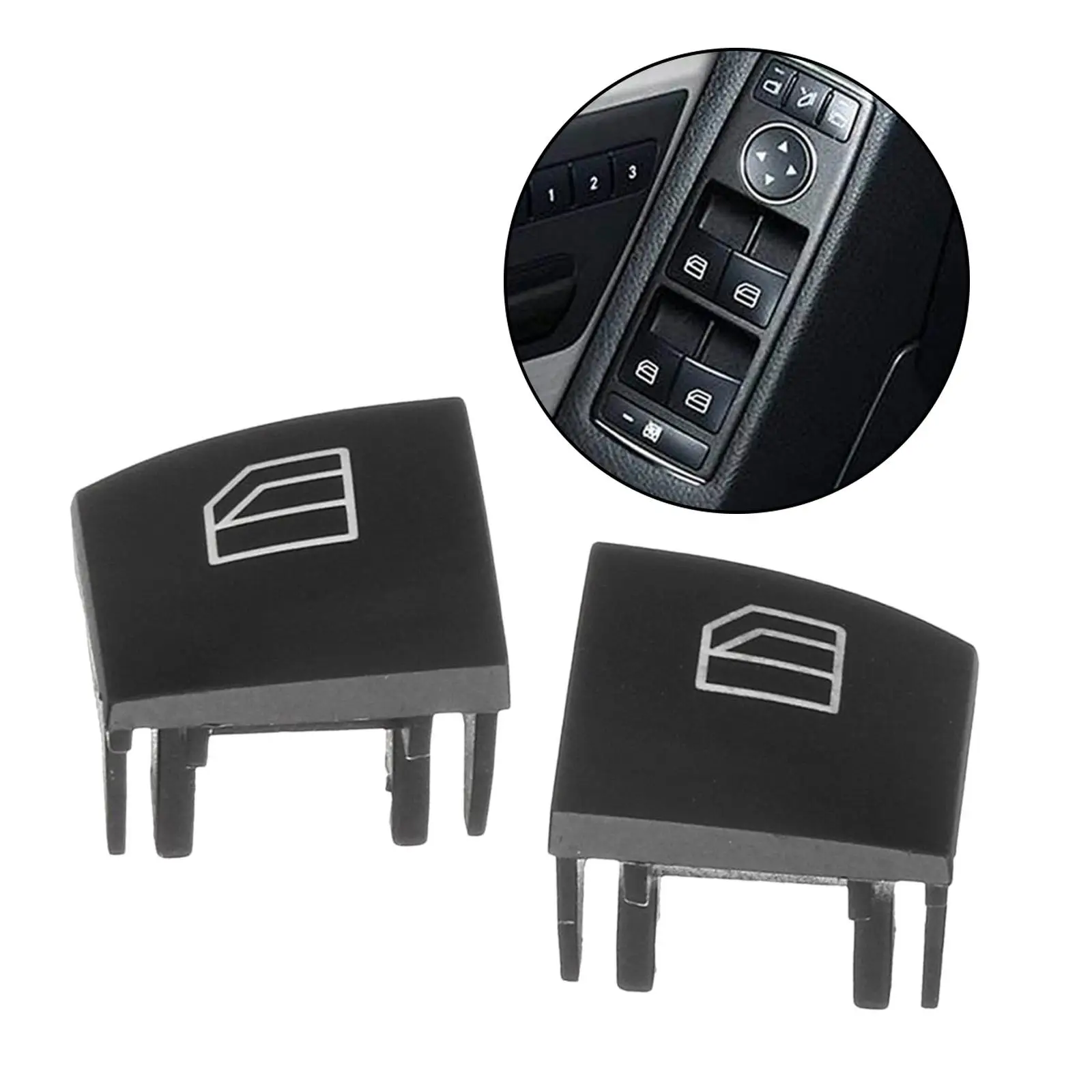 2Pcs Power Window Switch Repair Caps 2518300390 for Mercedes- W164 X164