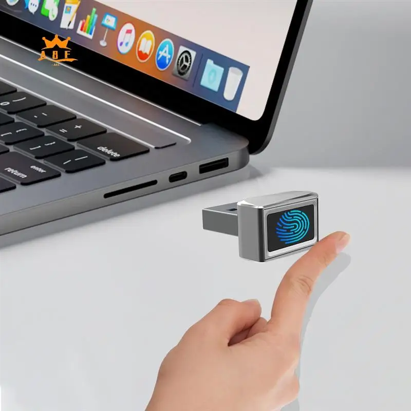 

A08E-USB Fingerprint Reader Module For Windows 7 10 11 Hello Biometric Scanner Padlock For Laptops PC Fingerprint Unlock