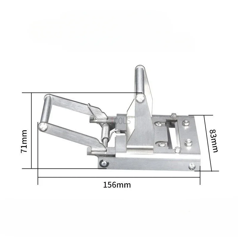 0-55mm Flusher pita tepi Mini alat pertukangan kayu Flusher Manual logam garis lurus melengkung perangkat PVC