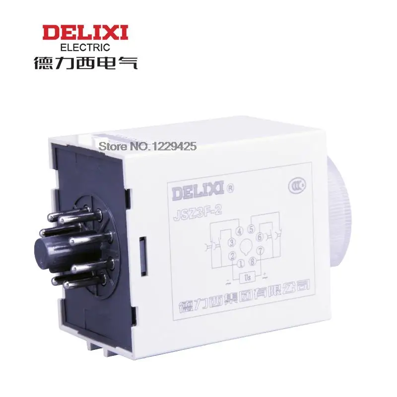 DELIXI Cut off Power Time Relay Timer Switch JSZ3F Delay Time 30S 220v 380v