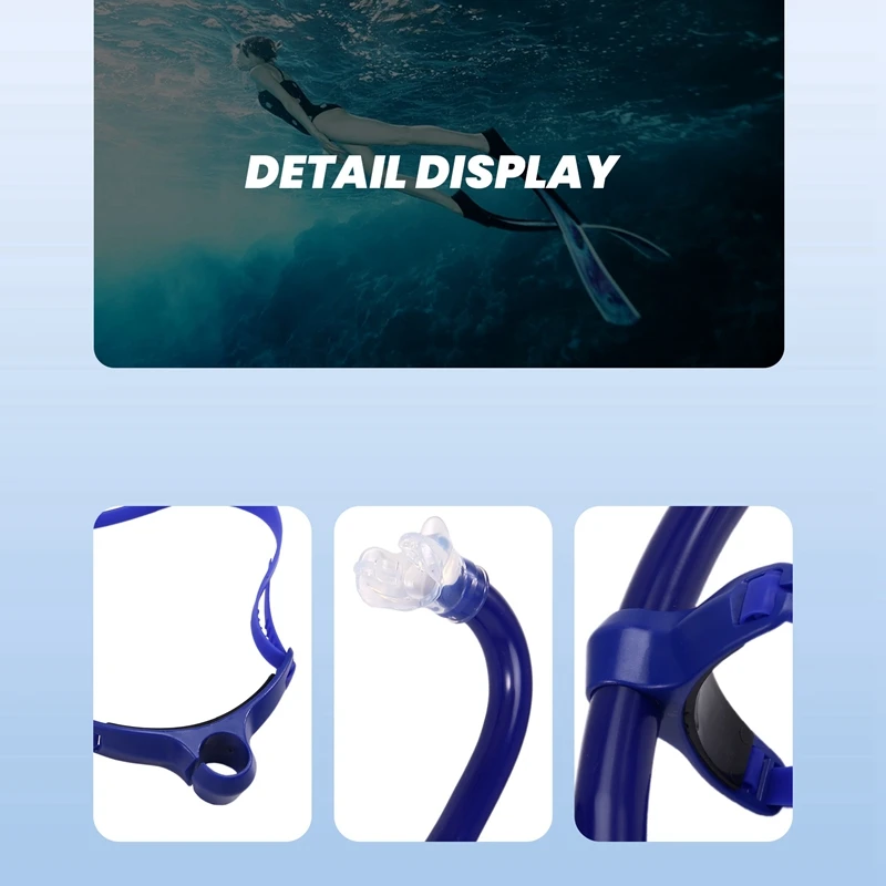 Respiración Buceo Tubo Flotador Snorkel Respiración subacuática Buceo Natación