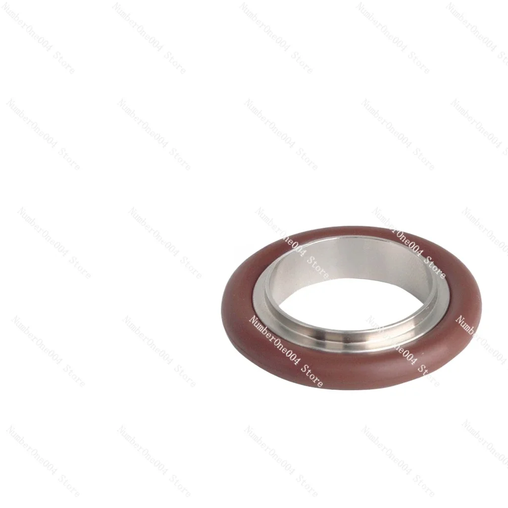 Applicable To 304 Stainless Steel KF High Vacuum Center Bracket NW Fluorine Rubber Ring 16 Seal