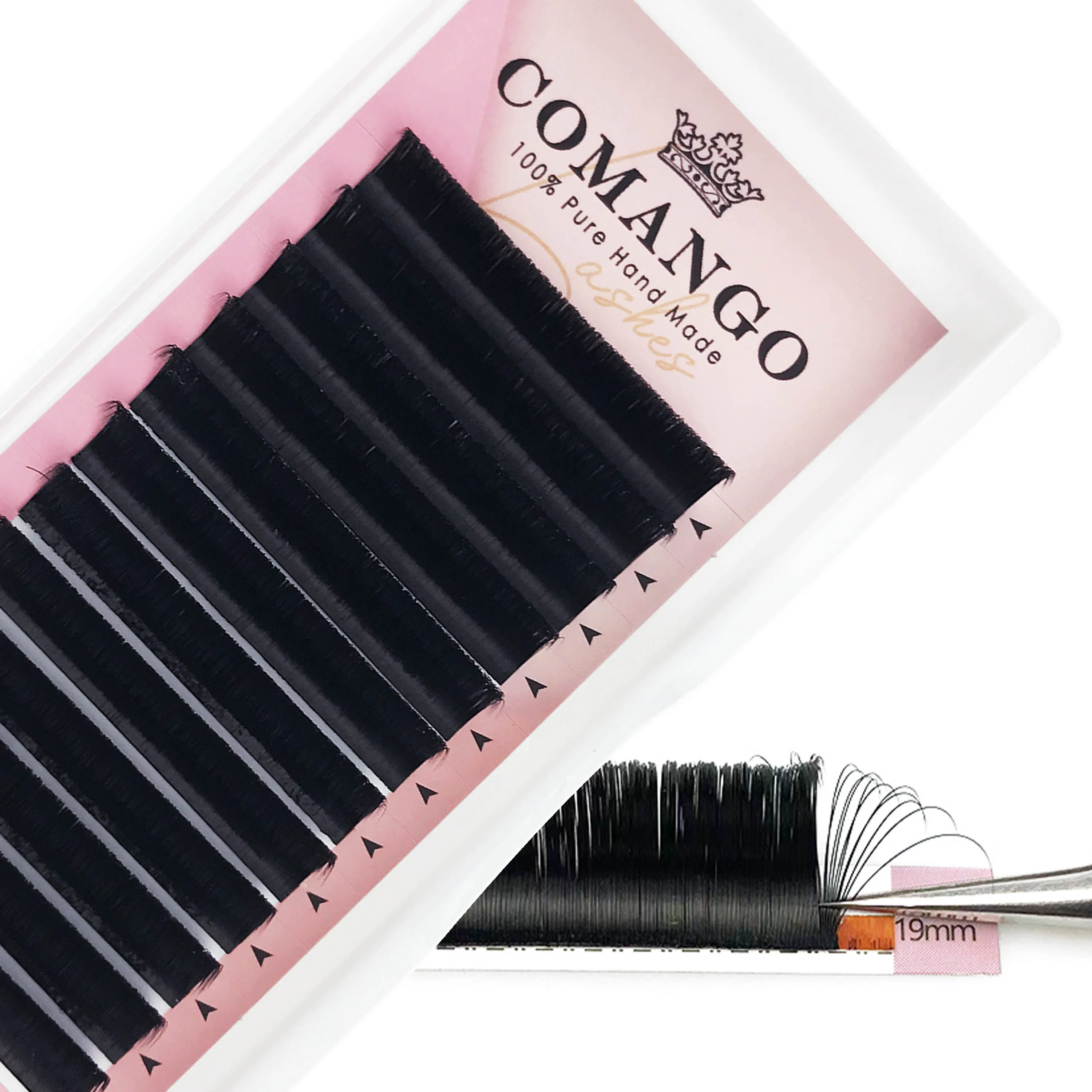 Personalizzato 72 vassoi ombre easy fan lashes con logo