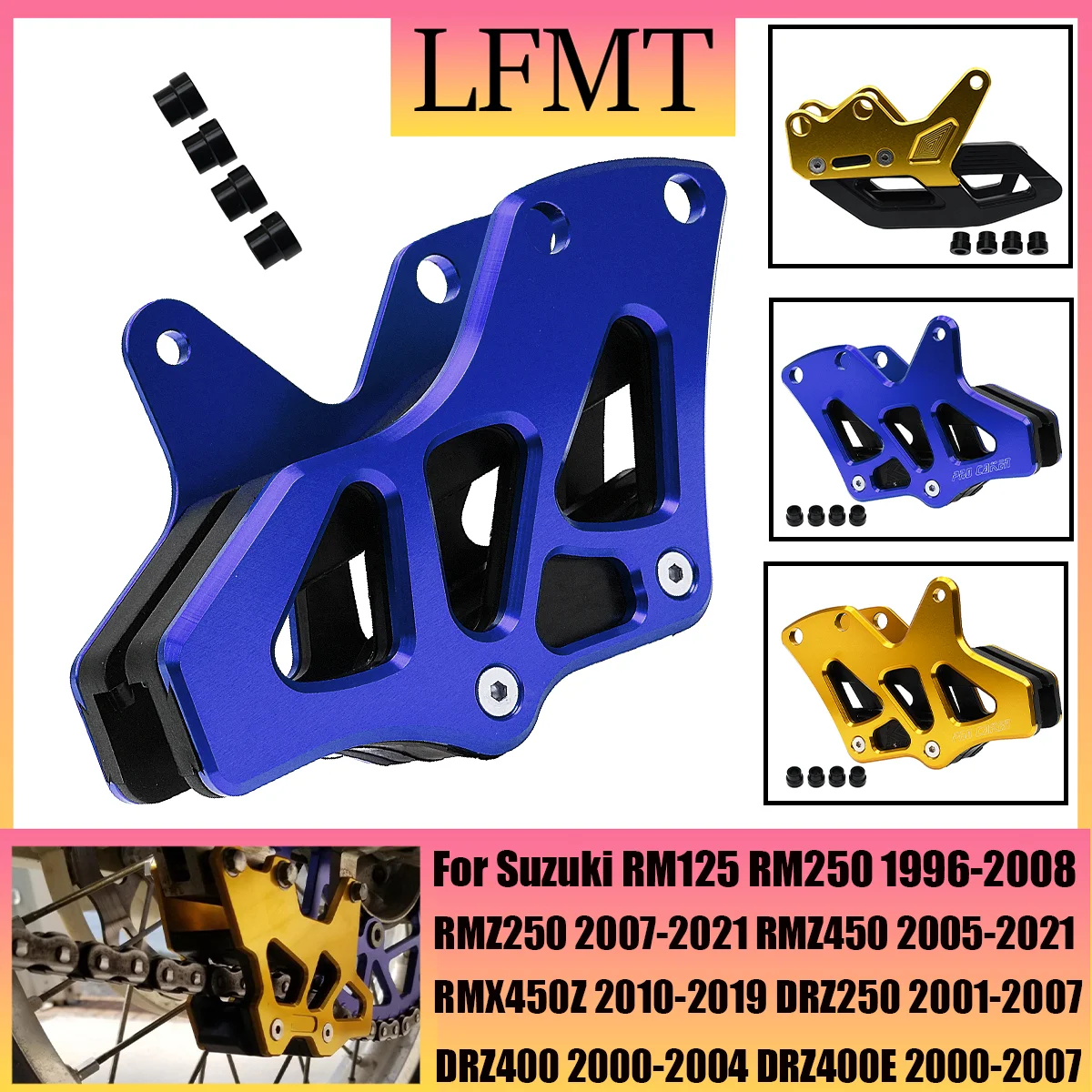 Motorcycle CNC Chain Guide Guard For SUZUKI RM125 RMZ450 RMZ450Z RM250 RMZ250 DRZ400SM RM RMZ DRZ SM 125 250 450 400