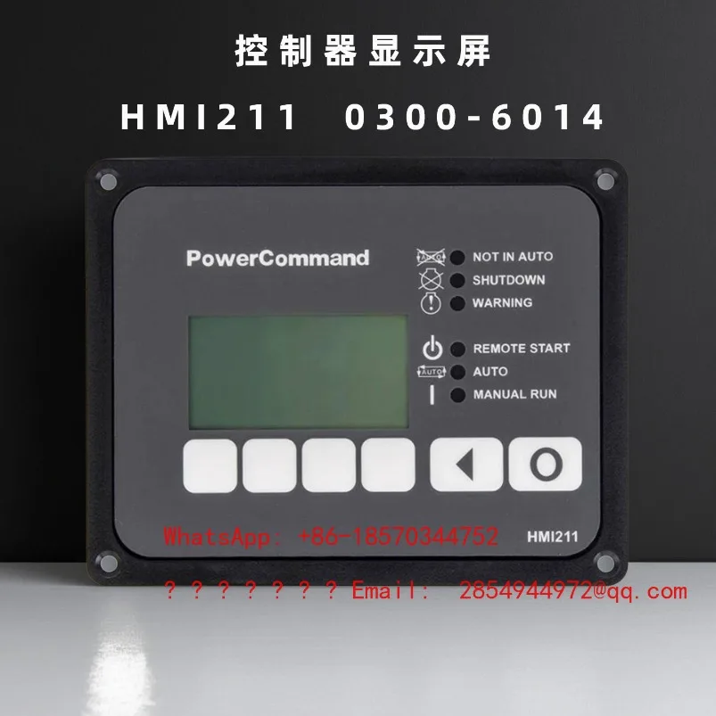 HMI211 Controller Generator PCC3101 Display Module Key Panel 0300-6014 Original