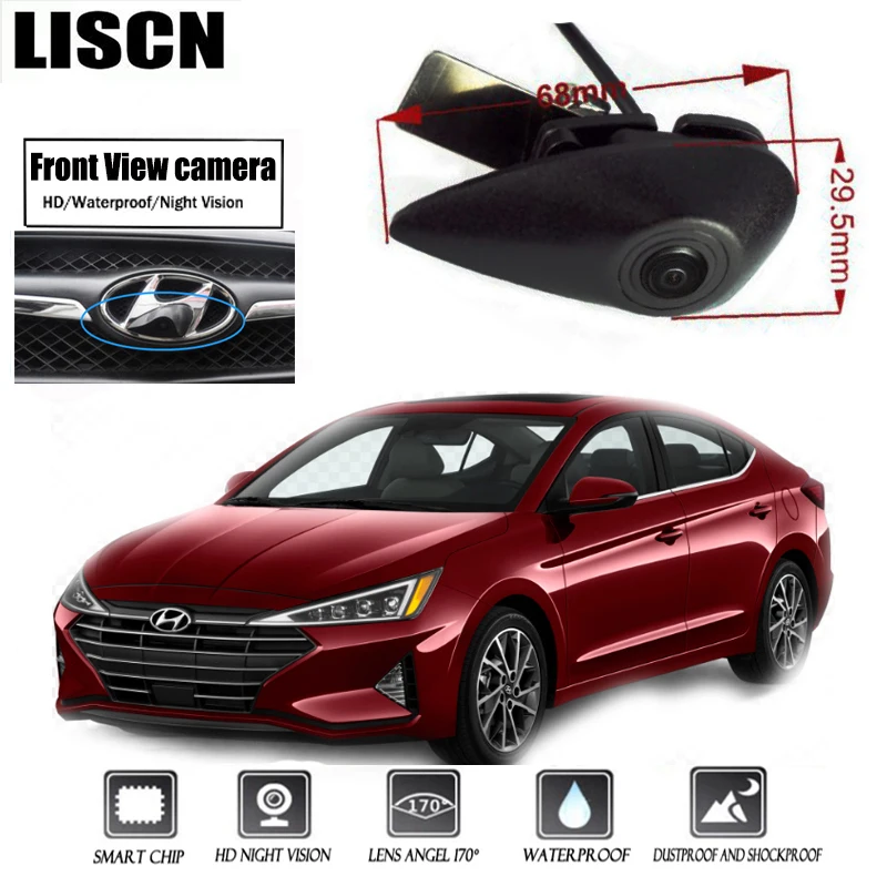 

HD Front View camera For Hyundai Elantra AD 6TH MK6 Hyundai Avante Super Elantra Night Vision waterproof Parking LOGO Camera