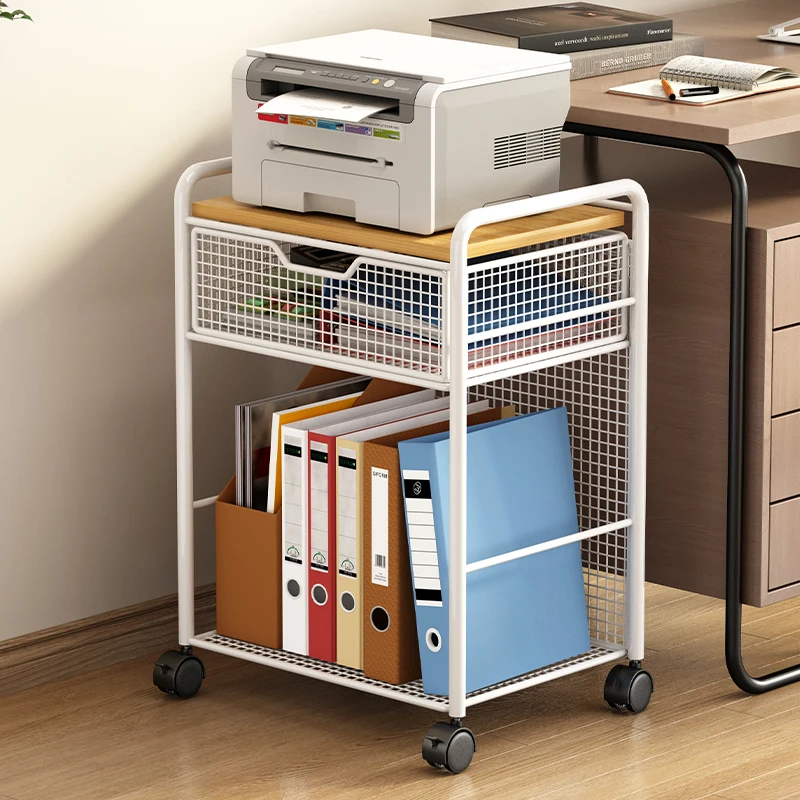 multi-layer-bookshelf-stand-floor-mounted-simple-desk-organizer-exam-paper-classification-rack-small-cart-for-home-storage