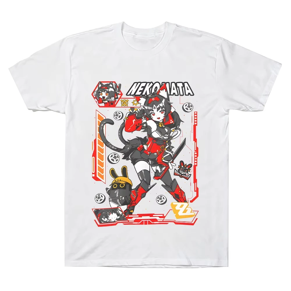 Zenless Zone Zero T-shirt Summer Short Sleeve Male Tshirts Casual Fashion Oversized Unisex Streetwear Trendy Cotton Couples soft
