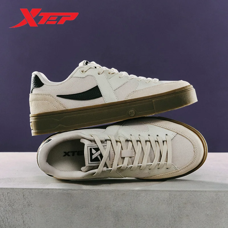 Xtep MAXX-SE Skateboarding Shoes For Women 2024 Summer Wear-Resistant Skate Shoes Comfortable Outdoor Soft Sneakers 876218310006
