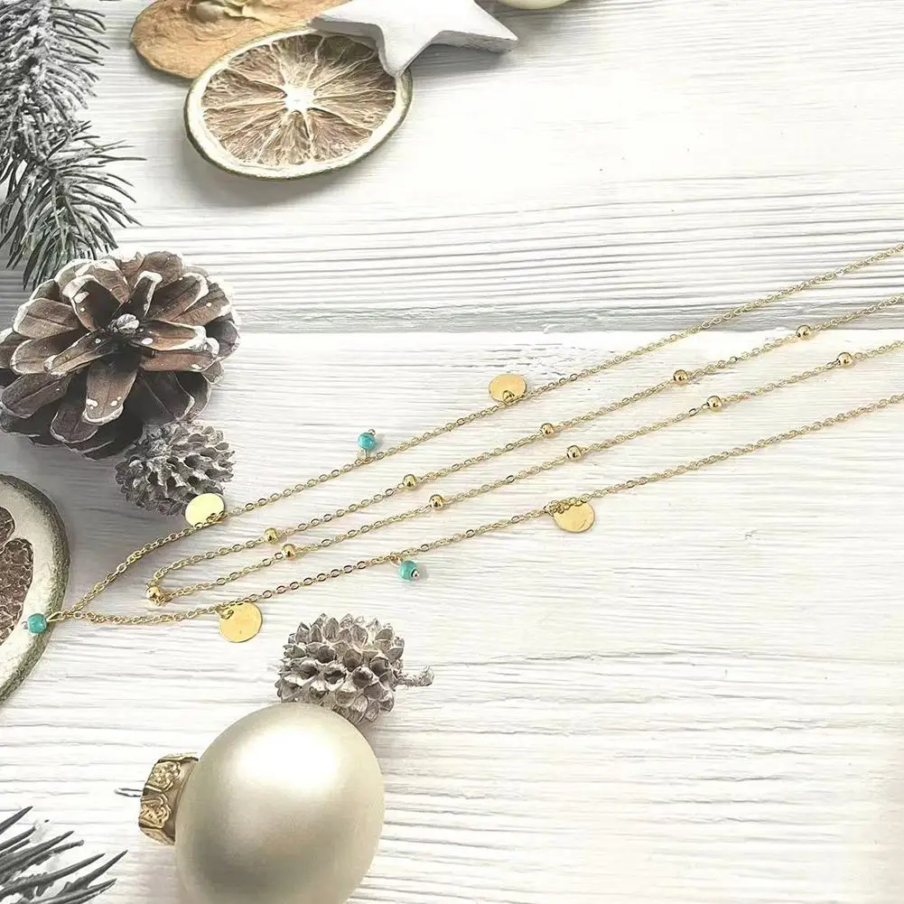 Boho Minimalism Tassel Sequin Waist Chain Waist Bead Women's Double-layer Chain Casual Pants Hip-hop Body Chain Waist Decoration