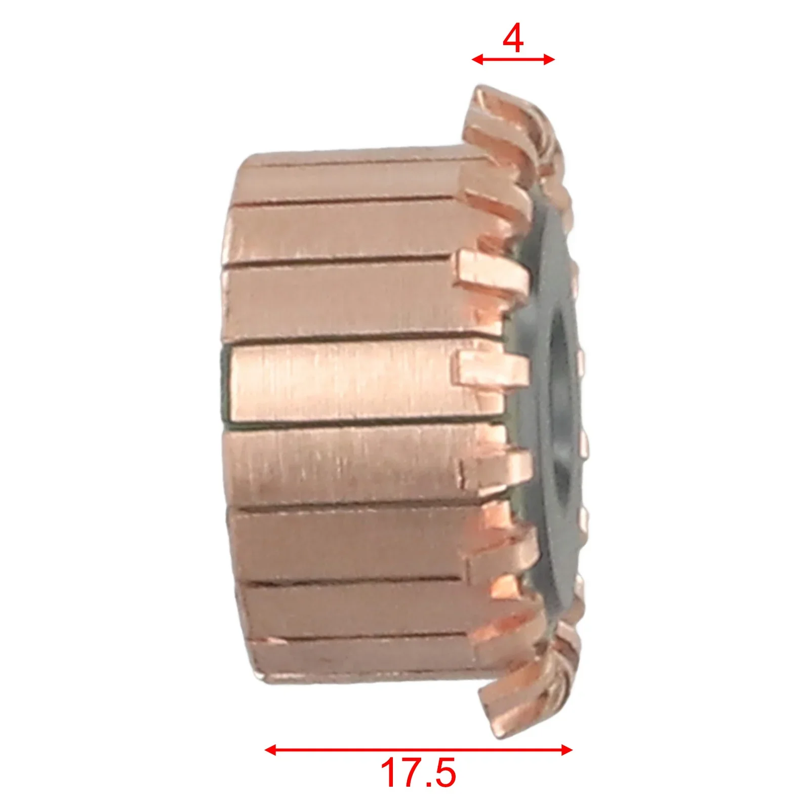 

Car Commutator Motor Commutator Car Repair Shop 8x30x17.5（17.5）Mm Copper Hook Type Copper Tone/Black Replacement