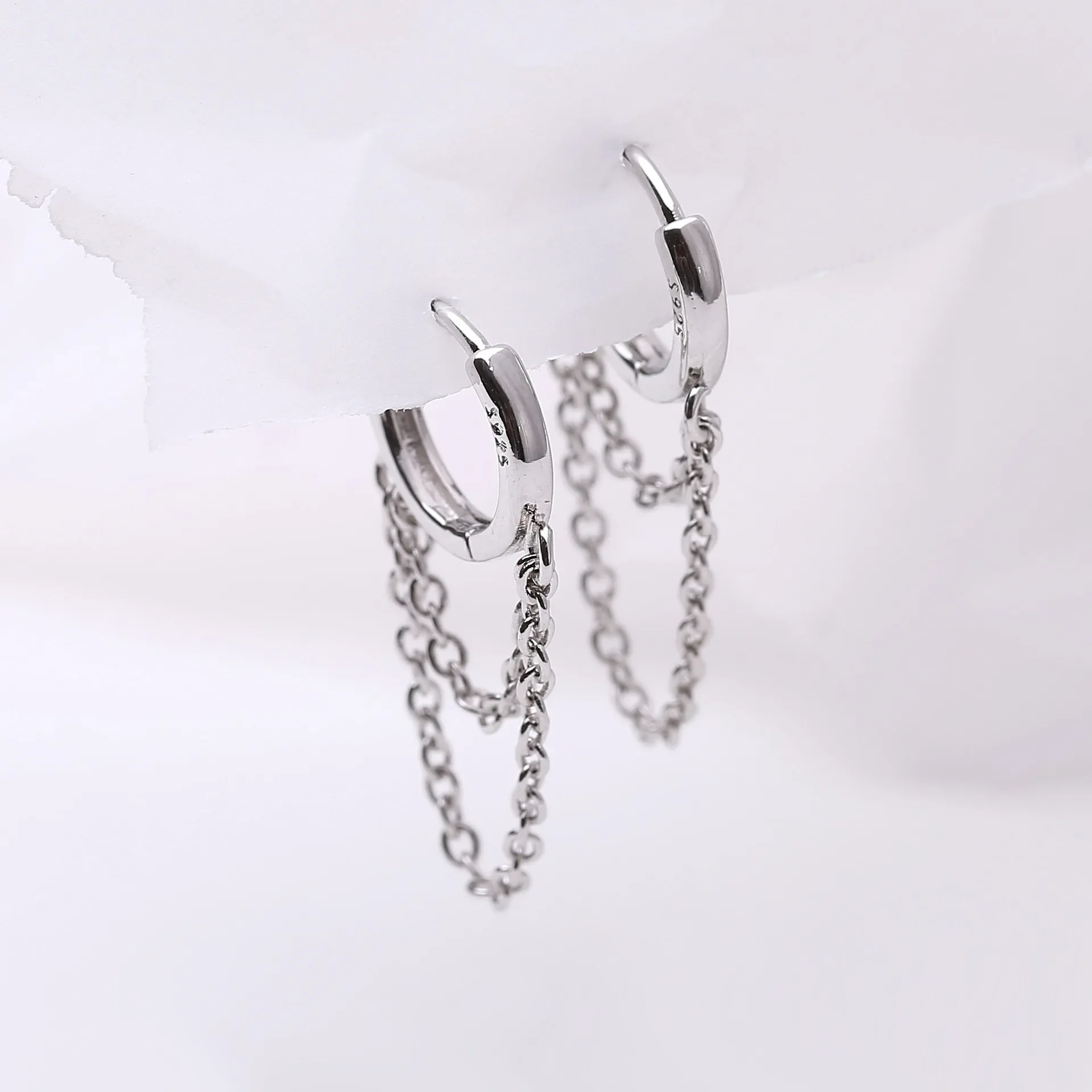 

925 Sterling Silver Earrings Personality Fashion Jewelry For Women New Korea Style Birthday Gift