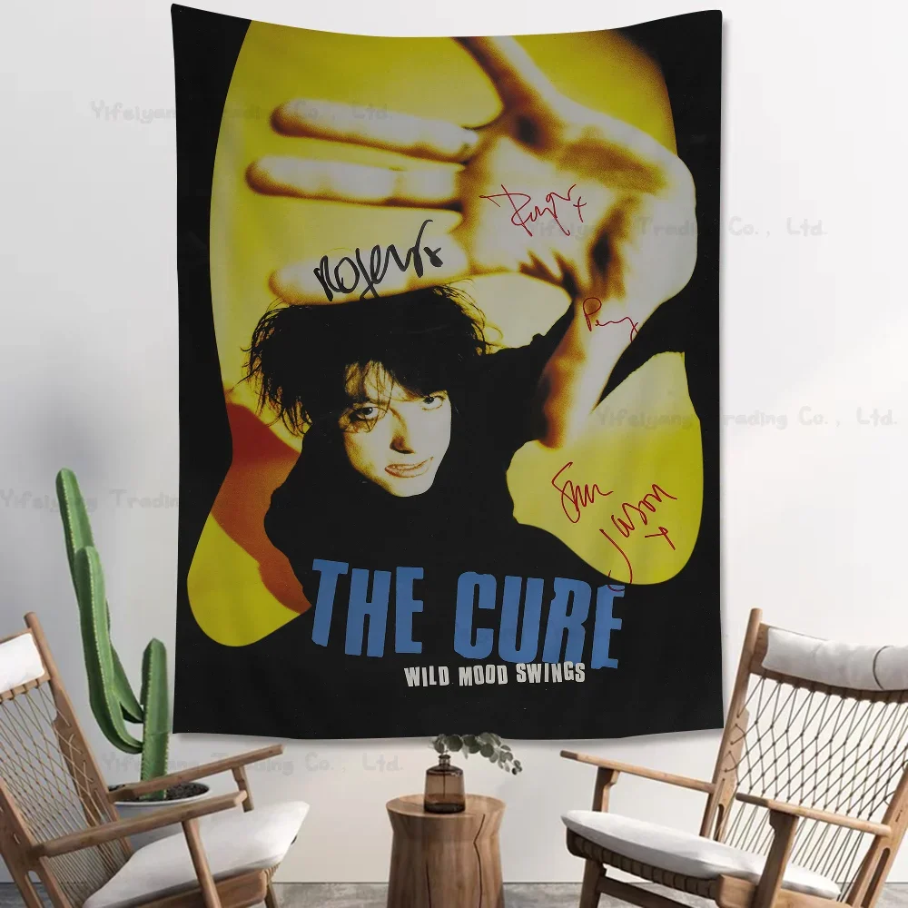 The Cure Art Printed Large Wall Tapestry Hanging Tarot Hippie Wall Rugs Dorm Home Decor