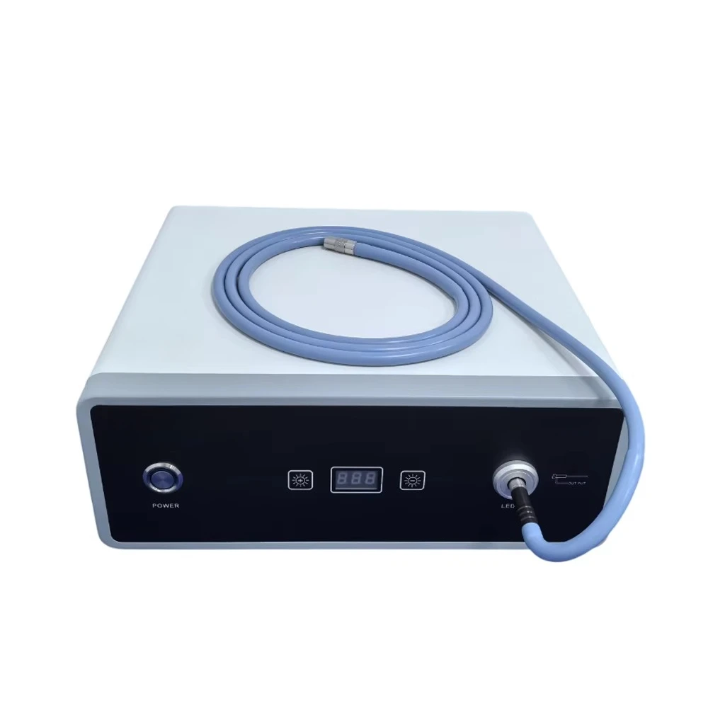 Economy LED Endoscope Light Source Stable Fiber Optic Illumination For Minimally Invasive Surgical Examination