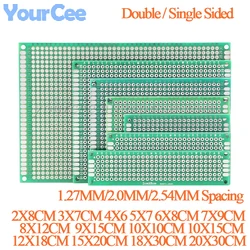 PCBプリント回路基板,ユニバーサル,片面,20*30, 15*20, 12*18, 10*15, 10*10 8*12, 6*8, 2*8ボードプレート4*6、7*9、9 * 15cm DIYブレッドボードプレート