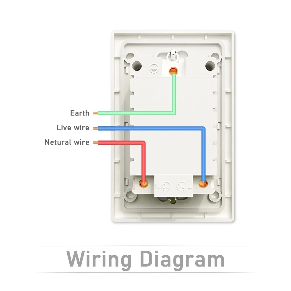 Melery Wifi Smart Tuya Brazil Wall Socket Power Monitor Electricity Statistics 20A Plug Outlet Glass Panel by Alexa Google Home