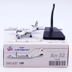 LH4330 Alloy Collectible Plane Gift JC Wings 1:400 Aeroflot Antonov An-32 Diecast Aircraft Jet Model CCCP-46961 With Stand