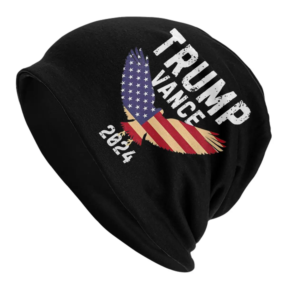 Trump Vance Skullies Beanies Hat President Election Vote Trump Shot Cool Unisex Outdoor Cap Warm Head Wrap Bonnet