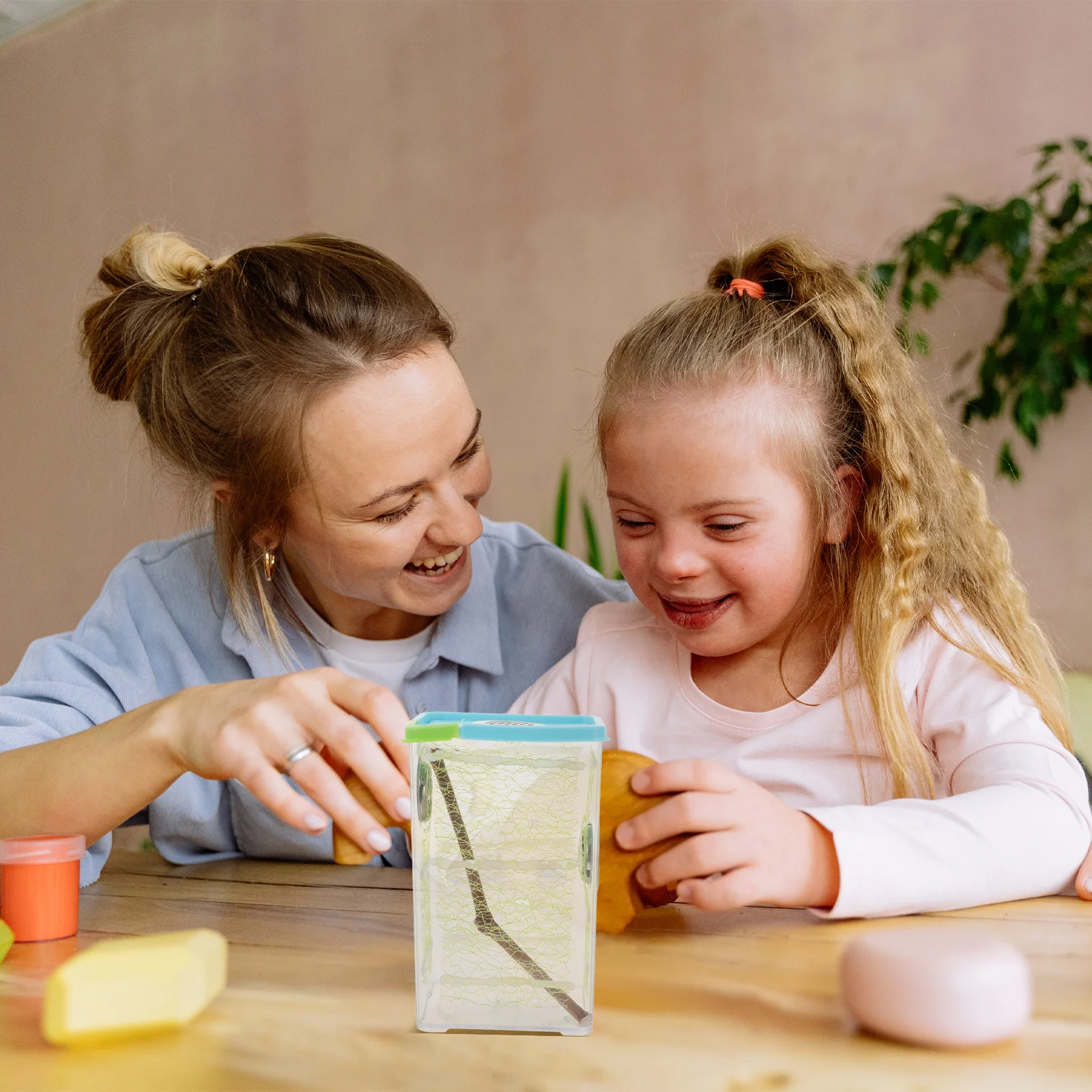 

1 Set Transparent Mantis Breeding Box Clear Feeding Container For Stick Insect Habitat Reptile Tank Pet Keeping Enclosure Insect