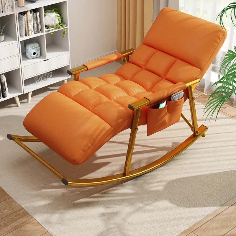 

Reclining chair balcony lazy sofa Internet celebrity leisure chair lunch break folding back chair living room