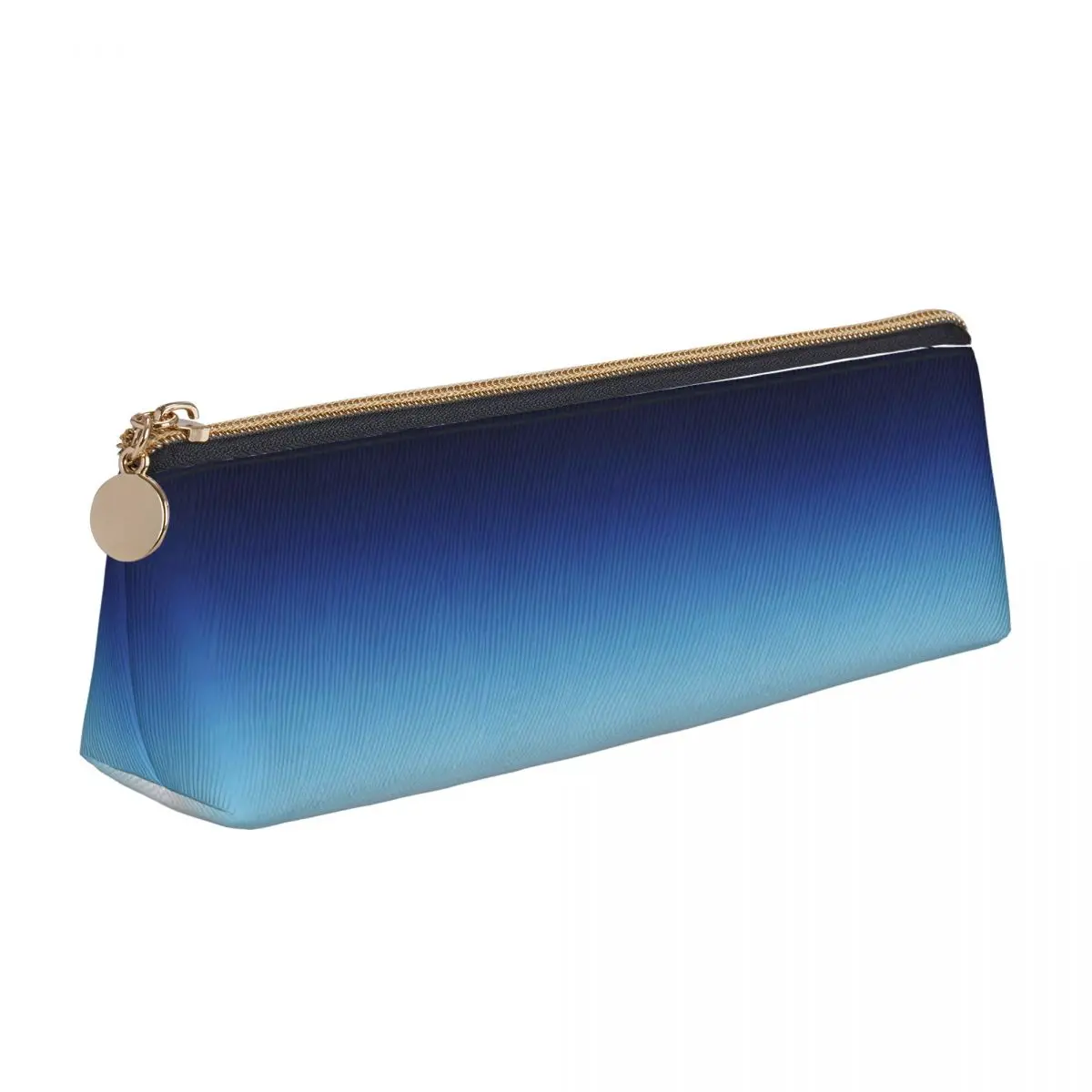 

Ombre Blue Pencil Case Deep Blue To White Gradient Boy Girl Retro Pencil Box Design Back To School Pencil Cases Supplies