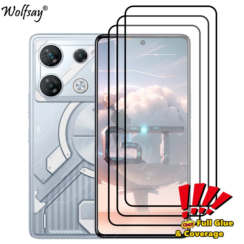 

Full Cover Screen Protector For Infinix GT 10 Pro Tempered Glass For Infinix GT 10 Pro X6739 Glass For Infinix GT 10 Pro Glass