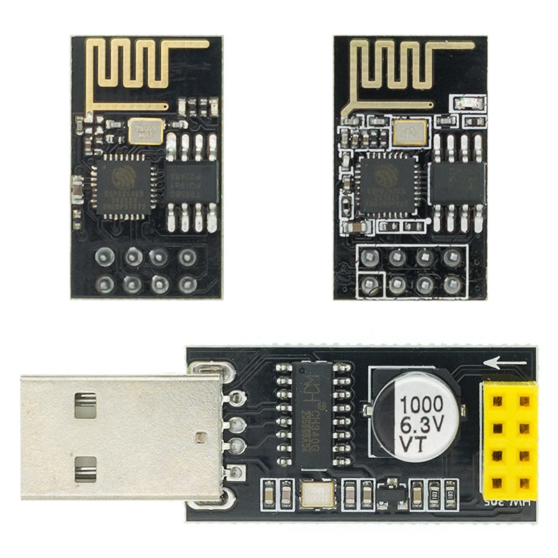 YANXD USB to ESP8266 WIFI Module ESP-01 ESP-01S USB Adapter Board WIFI Wireless Communication Microcontroller