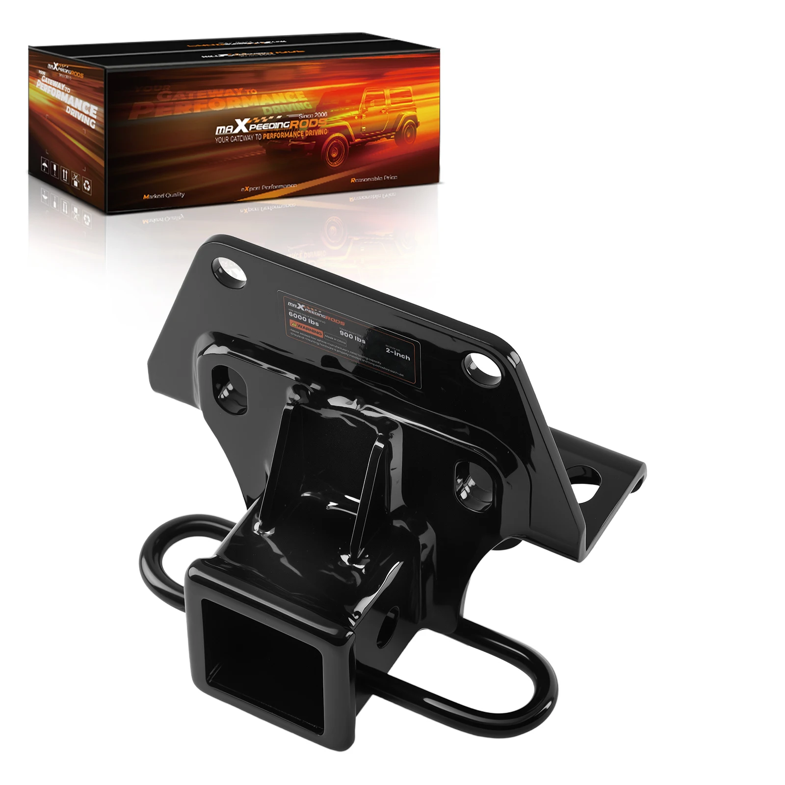

Trailer Hitch Receiver 2" Rear Bumper Hitch for Lexus GX470 2003-2009 Black