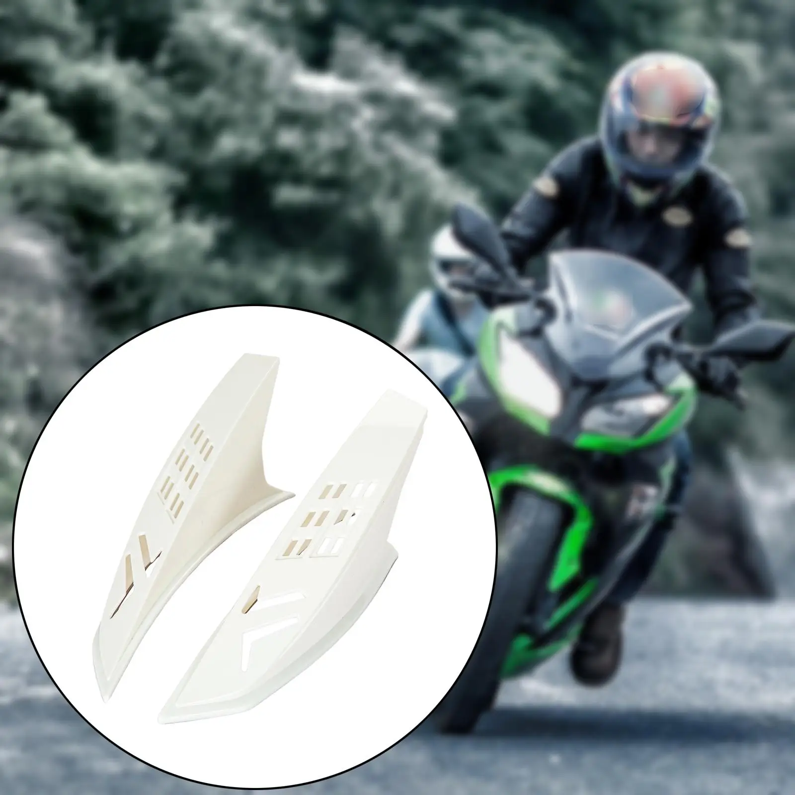 Motorcycle Helmet Horns Body Fittings Plastic Ear Covers Helmet Accessory for Biker Protective Clothing and Styling