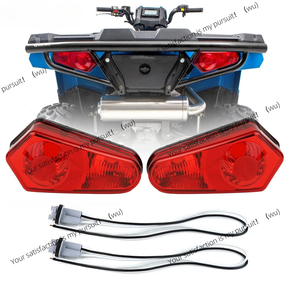 Replacement of 2X Taillight Housing Rear ATV UTV Taillight Stop Light Housing for Polaris Sportsman RZR ACE 2005-2022 2411153