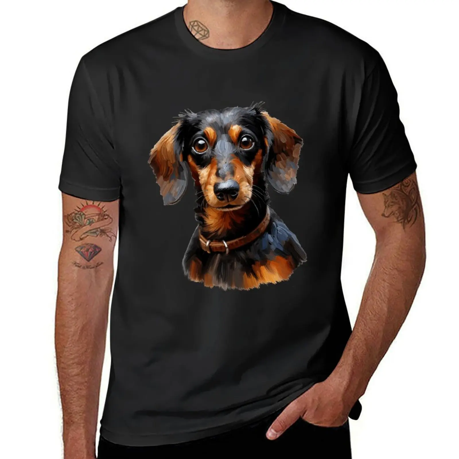 Dachshund 1 T-Shirt quick drying quick-drying for a boy animal prinfor boys mens t shirts