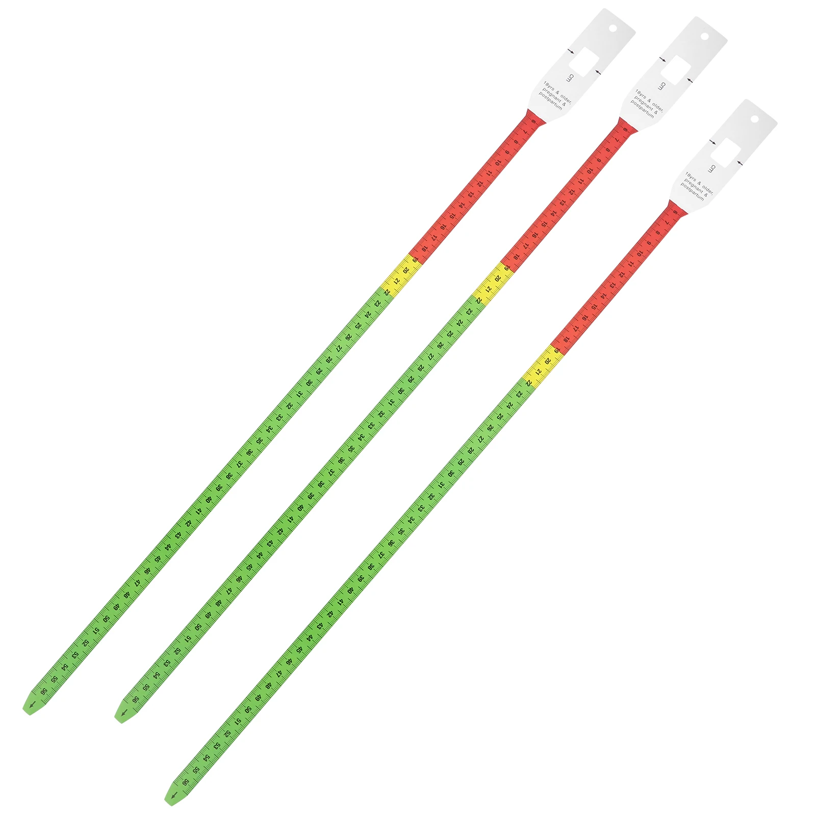

3pcs Head Measure 56cm Measuring Tape Colored PP Retractable Flexible Baby Kids Tape Measure Measurement Accessories