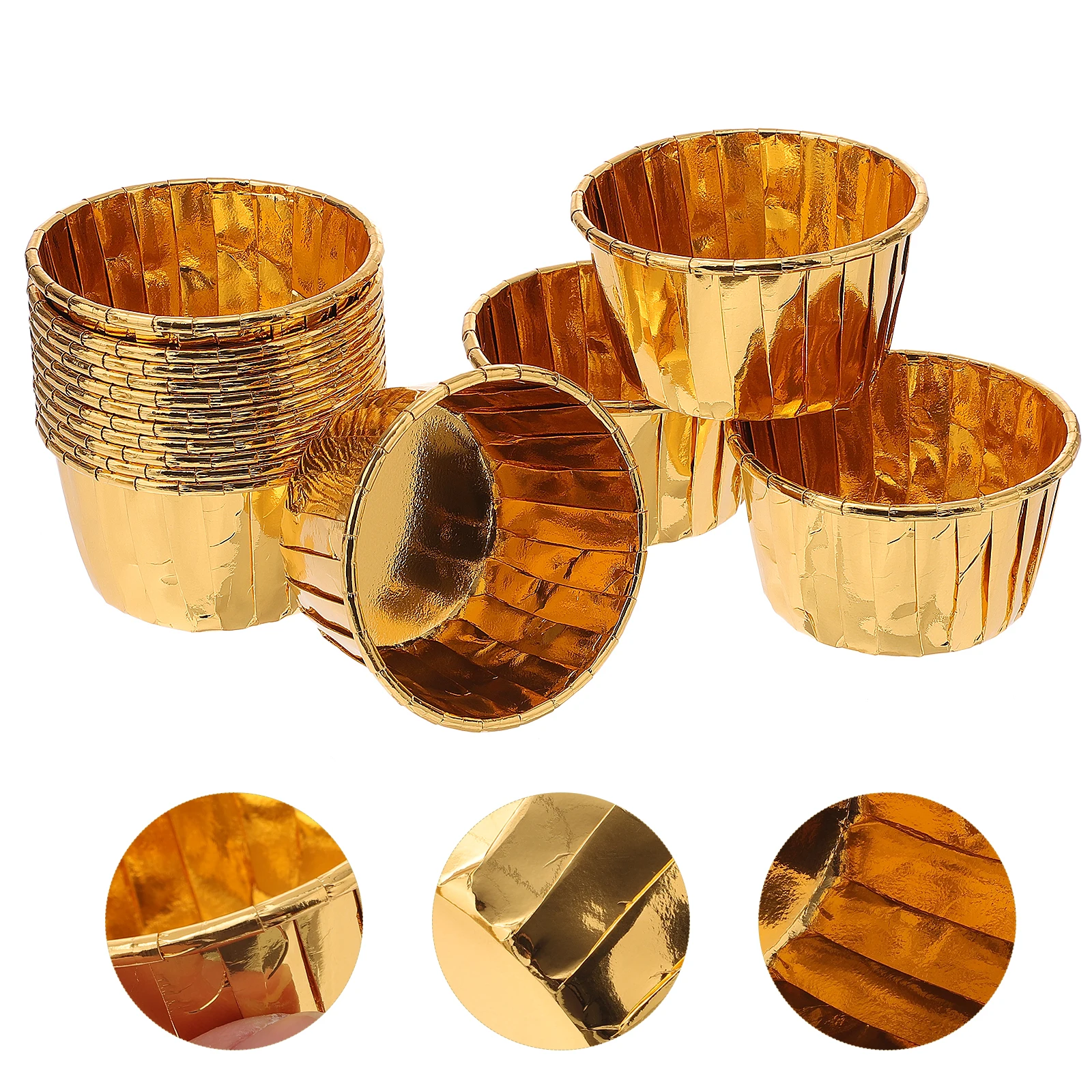 

50 Pcs Heat Resistant Paper Muffin Cupcake Liners Cupcake Wrapper Disposable Muffin Cups Suitable Home Bakery Kitchen