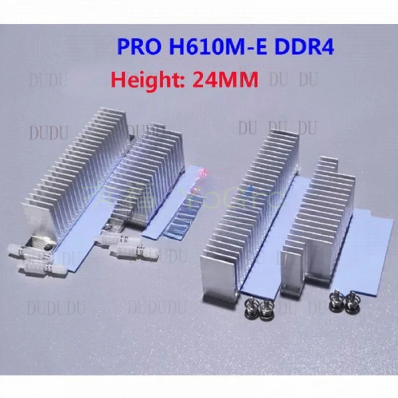 D  For MSI PRO H610M-E DDR4 Motherboard CPU Power Supply MOSFET Heatsink Customized