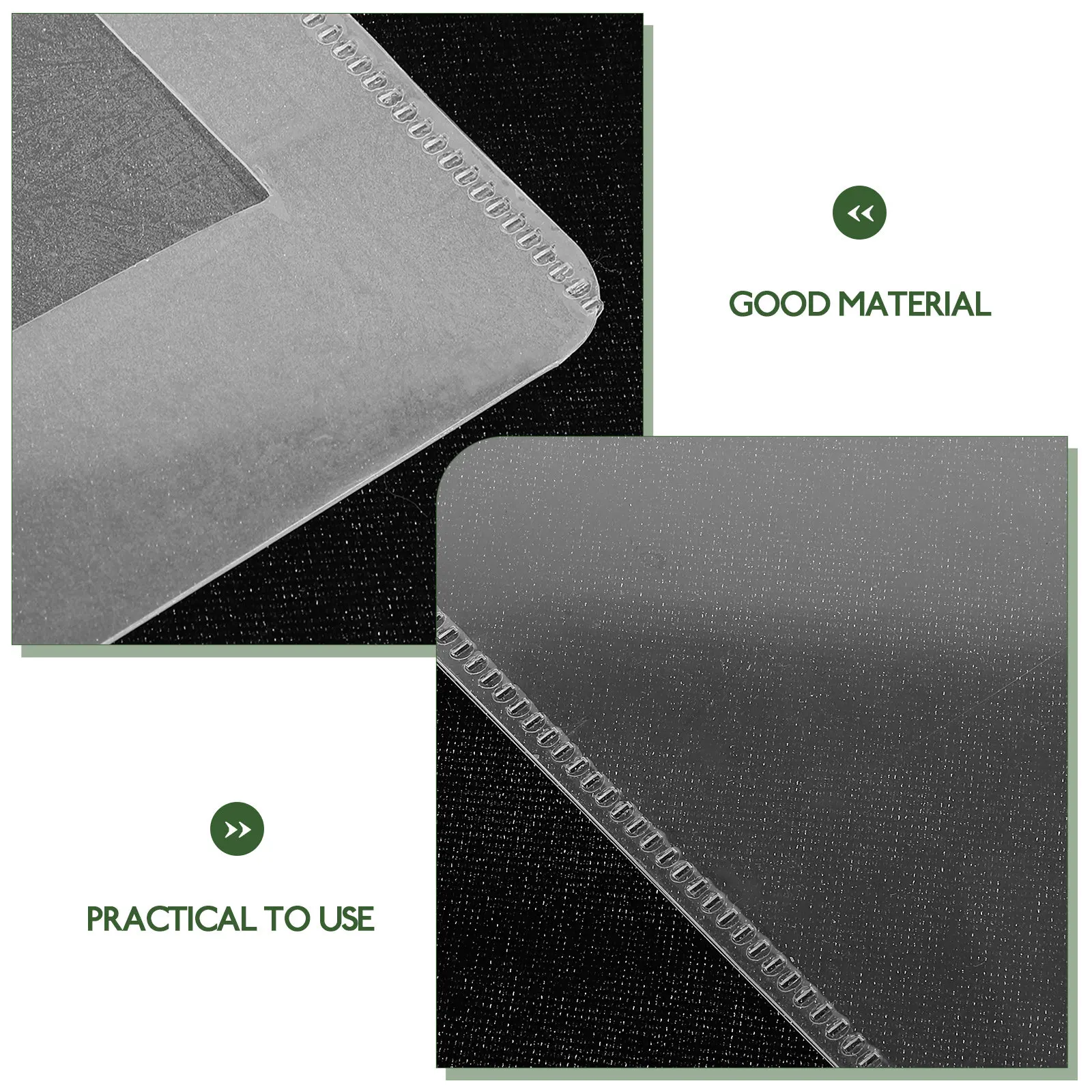 2Pcs Document Folder File Bag Transparent Plastic File Folder for School Office Paper Storage Paper Organizer Document Storage