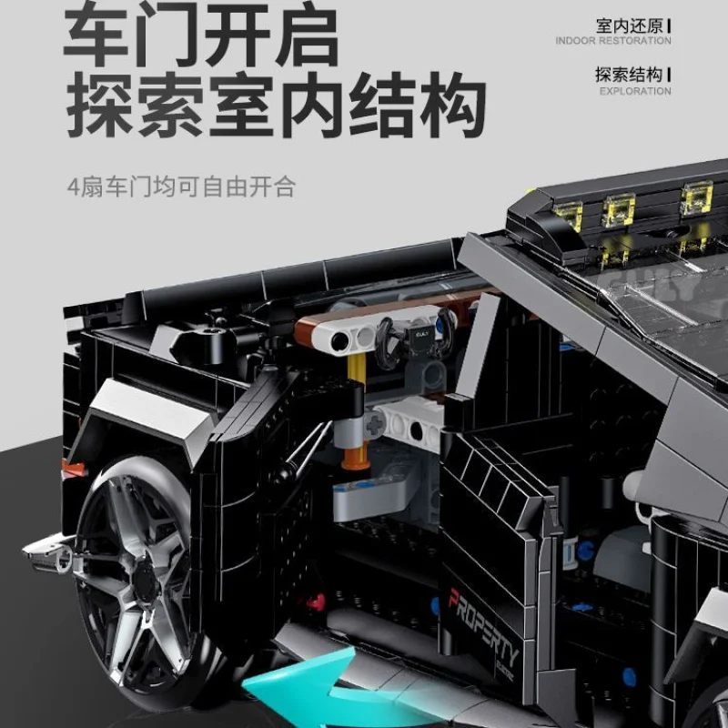 1572pcs Tecnico di Controllo Remoto SUV Pickup Truck Auto Building Blocks GULY 10634 Creativo Modello di Auto Mattoni Giocattolo per Adulti Regali