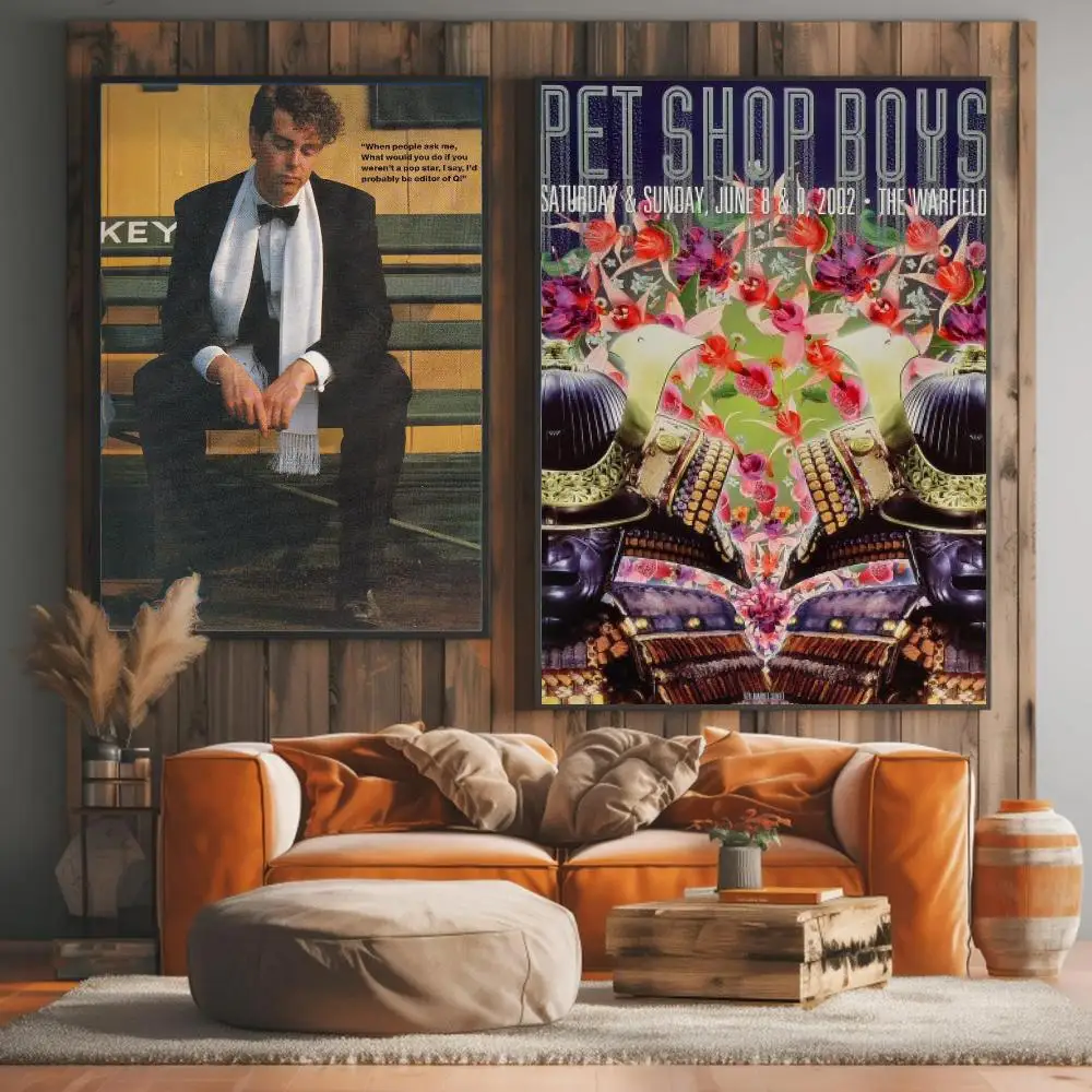 band P-Pet Shop Boys-S Painting Calligraphy Artwork for Living Room Bedroom Office Home Decor